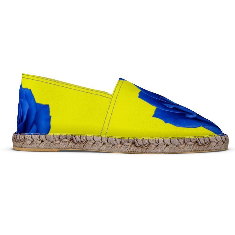 Handmade unisex espadrilles with jute insole and non-slip rubber sole