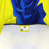Long-sleeve jersey hoodie dress with kangaroo pocket and drawstring hood in a printed design — additional view 8
