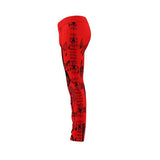 Men's tracksuit pants with musical notes print and side stripe detailing — additional view 7