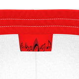Men's tracksuit pants with musical notes print and side stripe detailing — additional view 9