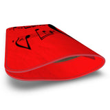 Nappa leather glasses case with musical notes print and faux suede interior — product detail