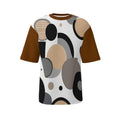 Rich and Rich Circular Dimension Mens Oversized T-Shirt in technical stretch jersey with baggy fit
