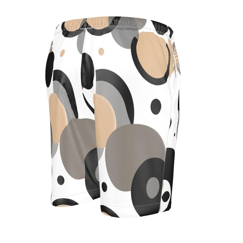 Men's Luxury Pajama Shorts in lightweight fabric with mother of pearl buttons