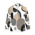 Men's Luxury Pajama Shirt in lightweight fabric with mother of pearl buttons and circular design