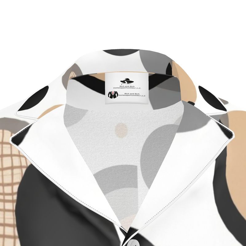 Men's luxury pajama shirt with relaxed fit and mother-of-pearl buttons — additional view 6