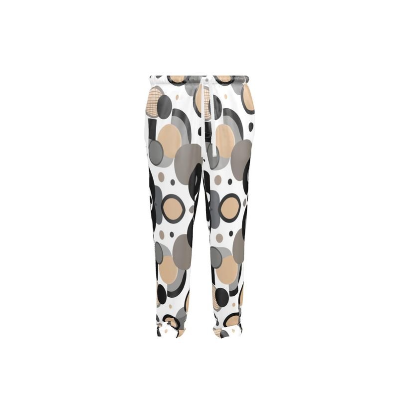 Men's luxury pajama bottoms in relaxed cut with mother-of-pearl button detail