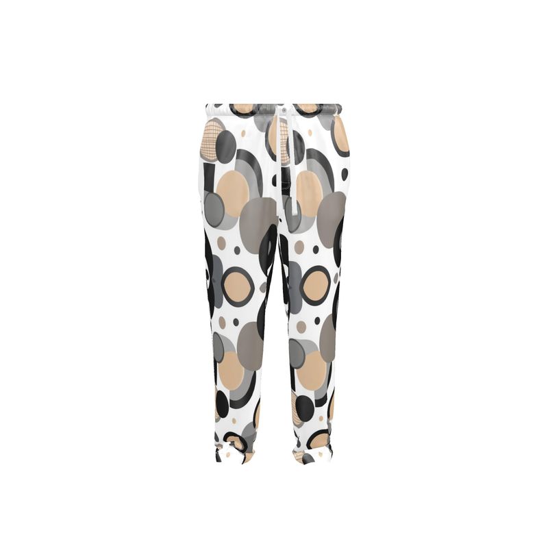 Men's luxury pajama bottoms with mother of pearl buttons and relaxed fit