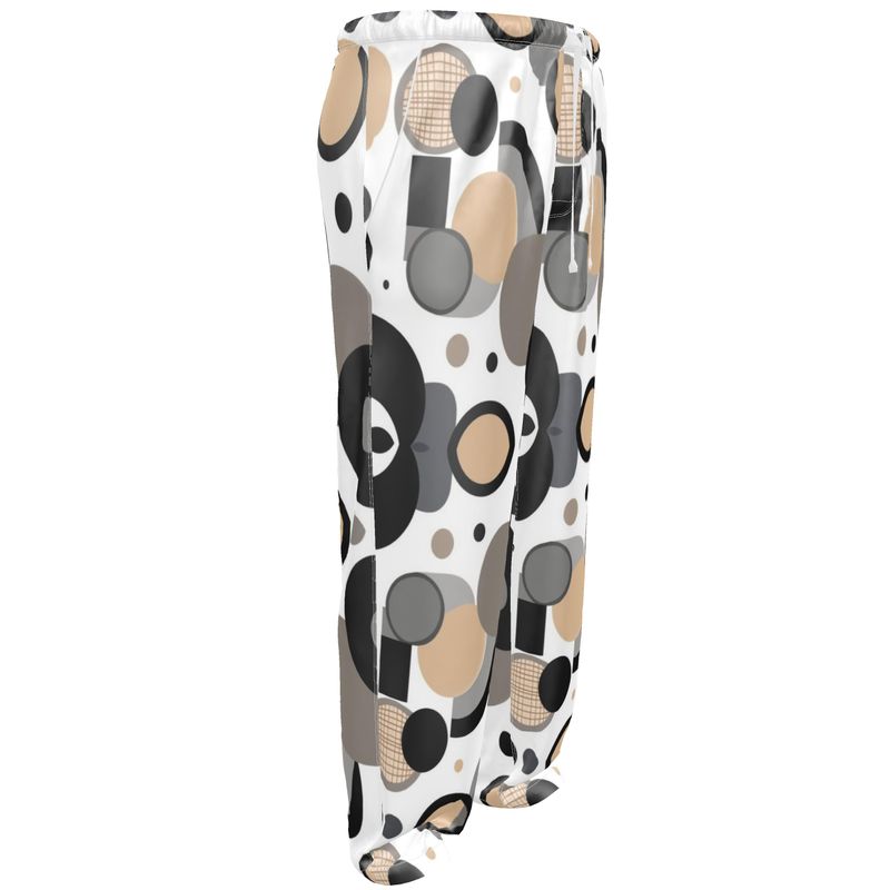 Men's luxury pajama bottoms in relaxed cut with mother-of-pearl button detail — alternate view