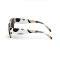 Rich and Rich Earthtone Circular Dimensions Unisex Designer Sunglasses front view