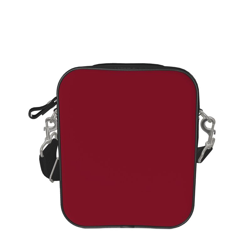 Rich and Rich Men's Burgundy Crossbody Shoulder Bag