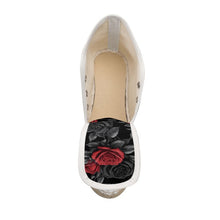 Load image into Gallery viewer, BlackRedRose Ladies Wedge Espadrilles
