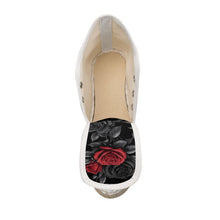 Load image into Gallery viewer, BlackRedRose Ladies Wedge Espadrilles
