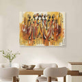 Rich and Rich African Women 32x24 Canvas Wall Art featuring vibrant African cultural design