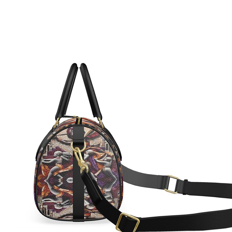 Rich and Rich Mini Denbigh Peace Caricature Women's Earthtone Duffle Bag