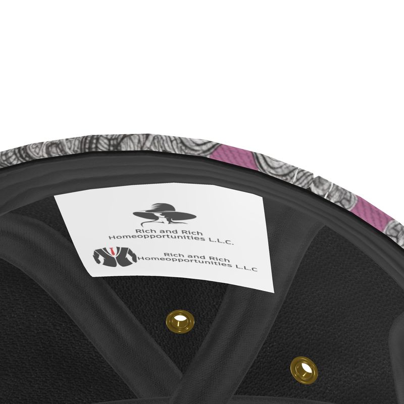 Pink six-panel baseball cap with curved peak and mesh-lined interior — additional view 13