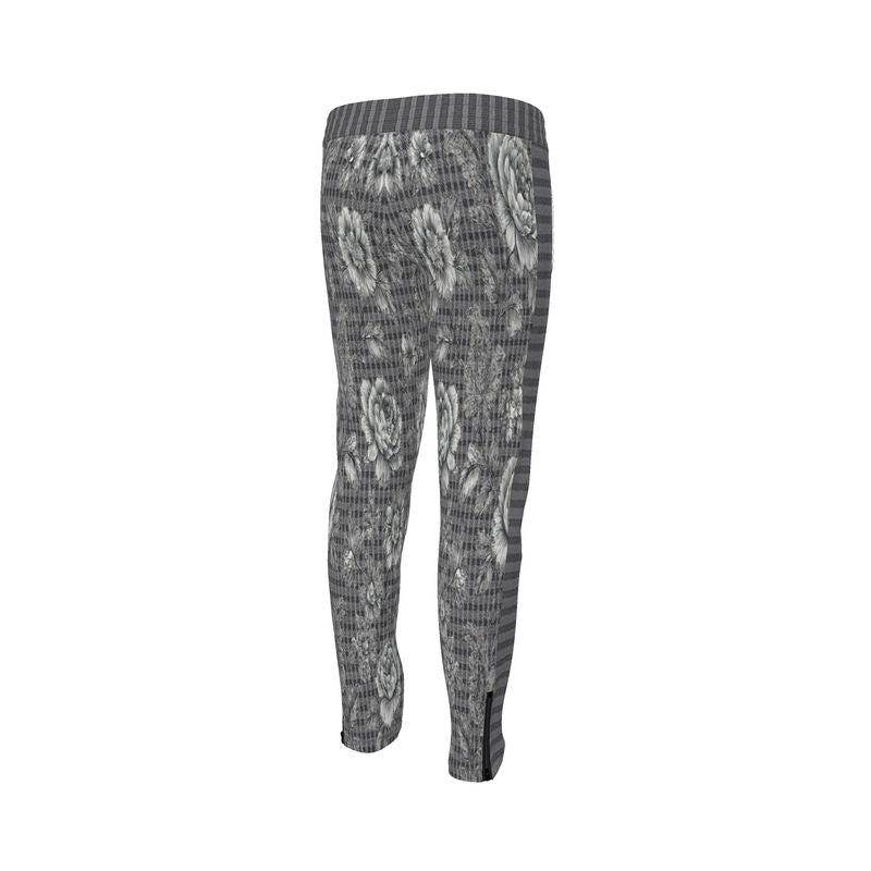 Rich and Rich Men's Gray Floral Tracksuit Trousers