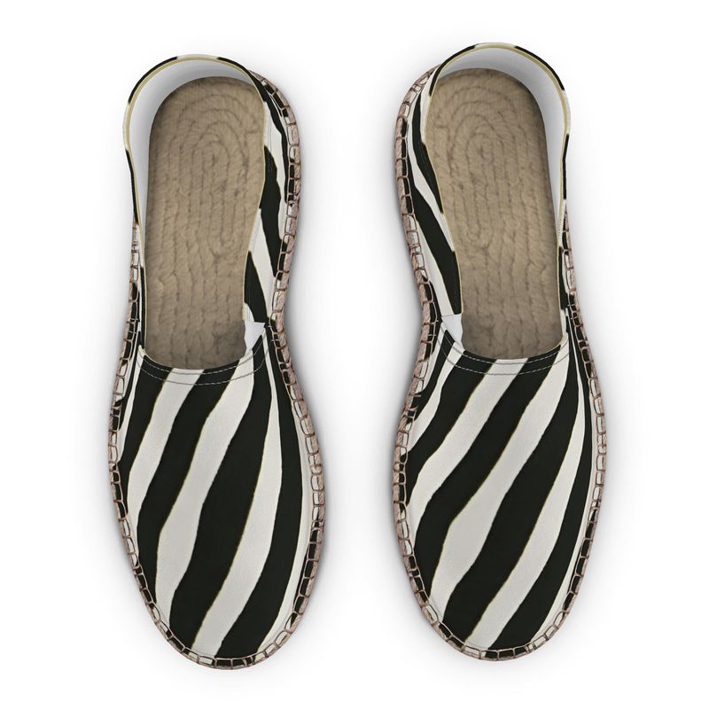 Rich and Rich Earthtone Houndstooth Unisex Espadrilles