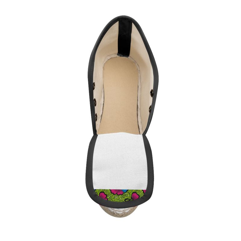 Rich and Rich Fuschia Floral Ladies Wedge Espadrilles