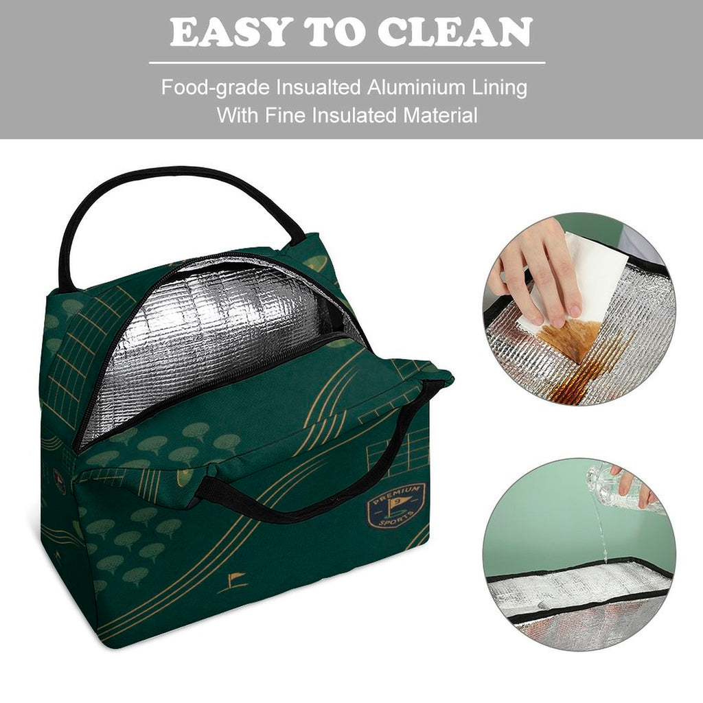 Rich and Rich Men's Sport Utility Green Golfing Lunch Bag - Rich and Rich Homeopportunities