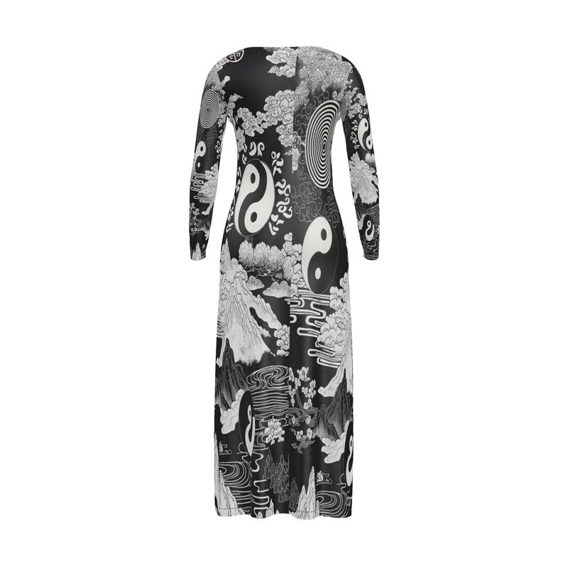 Rich and Rich Black and White Feng Shui Ladies Cardigan