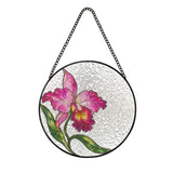 Rich and Rich WanderGlow Amazonian Orchid Stained Glass Suncatcher  11.8inch