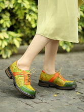 Load image into Gallery viewer, Hand-printed Flat Cozy Shoes

