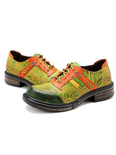 Load image into Gallery viewer, Hand-printed Flat Cozy Shoes
