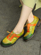 Load image into Gallery viewer, Hand-printed Flat Cozy Shoes
