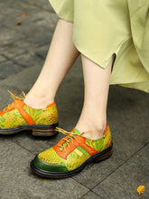 Load image into Gallery viewer, Hand-printed Flat Cozy Shoes
