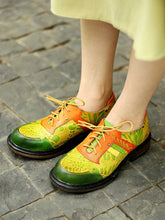 Load image into Gallery viewer, Hand-printed Flat Cozy Shoes
