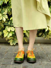 Load image into Gallery viewer, Hand-printed Flat Cozy Shoes
