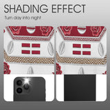Crimson tribal blackout curtain panel 52 x 84 with metal grommets and bold pattern — additional view 7