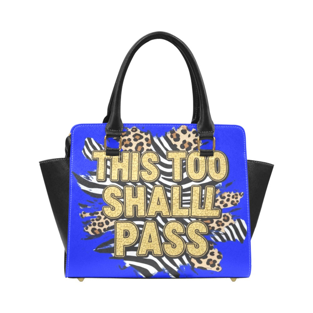 Rich and Rich Women's This Too Shall Pass Handbag Classic Shoulder Handbag