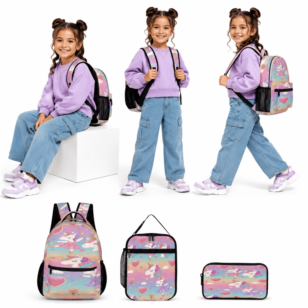 Rich and Rich Sport Utility Girls Unicorn Ballerinas Three Piece Combination Set - Rich and Rich Homeopportunities