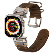 Load image into Gallery viewer, Tactical Vintage Leather Band for Apple Watch
