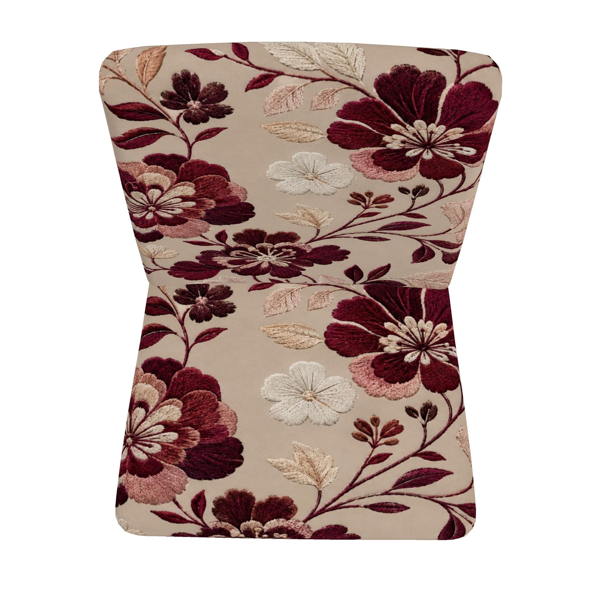 Rich and Rich Bordeaux Conservatory Beige Floral Occasional Chair - Rich and Rich Homeopportunities