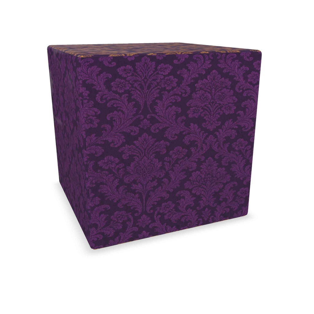 Rich and Rich Sovereigns Kaleidoscope Purple Cube | Luxury Velvet Deco - Rich and Rich Homeopportunities