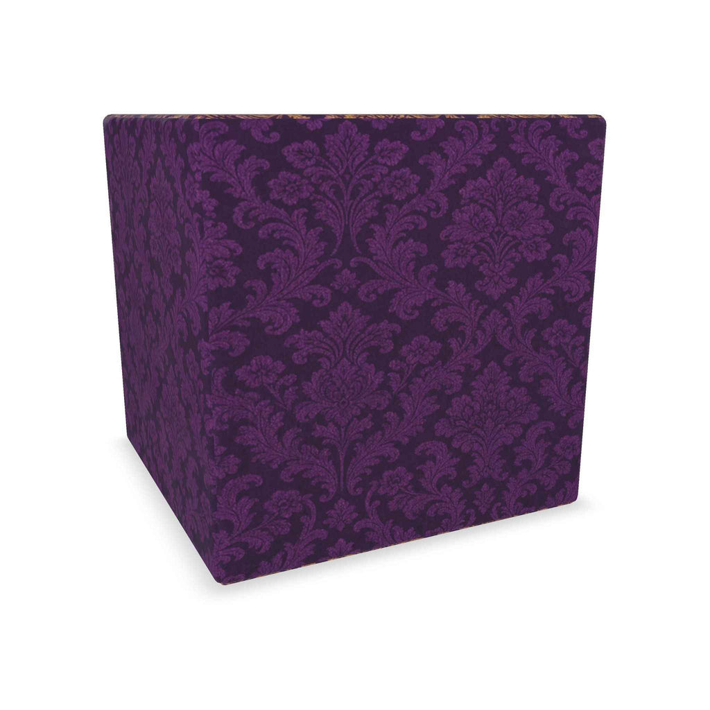 Rich and Rich Sovereigns Kaleidoscope Purple Cube | Luxury Velvet Deco - Rich and Rich Homeopportunities