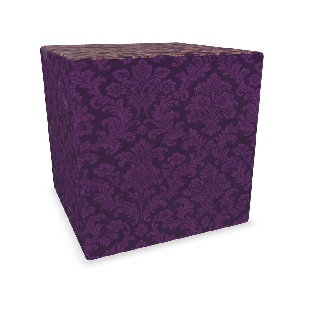 Rich and Rich Sovereigns Kaleidoscope Purple Cube | Luxury Velvet Deco - Rich and Rich Homeopportunities