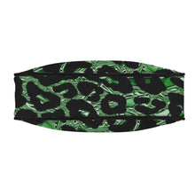 Load image into Gallery viewer, R&amp;RH Emerald Safari Shoulder Bag With Grey Handles

