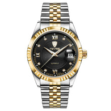 Load image into Gallery viewer, Teweisi Waterproof Automatic Geneva Men&#39;s Diamond Watch – Fashion Mechanical
