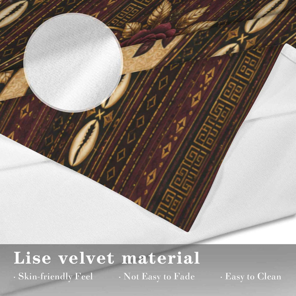 Rich and Rich Velvet Harmony Heritage Window Curtain 28 x 40 - Rich and Rich Homeopportunities