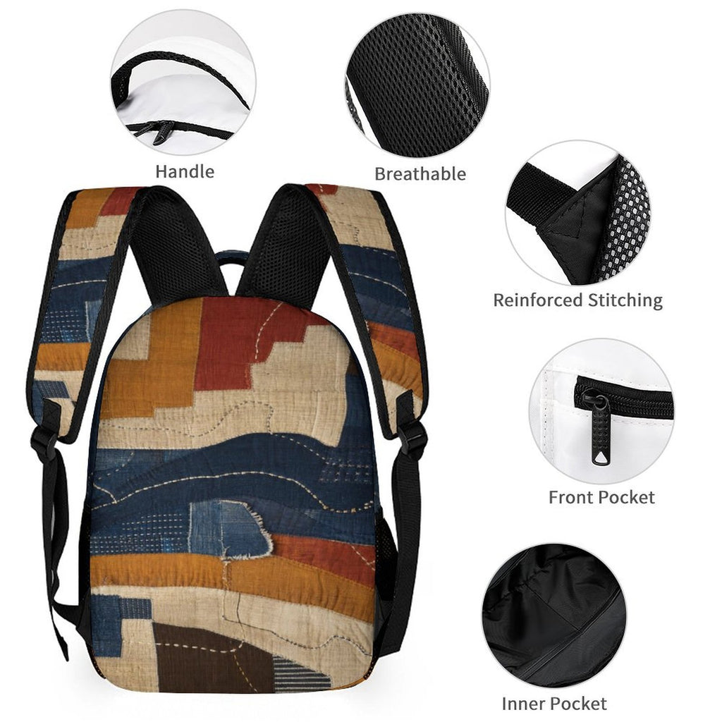 Rich and Rich Gee Inspired Three Piece Backpack Combination Set - Rich and Rich Homeopportunities