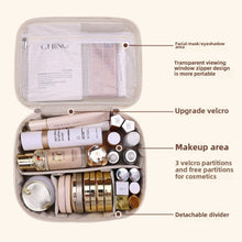 Load image into Gallery viewer, Free partition cosmetic bag, large capacity travel portable toiletry bag, makeup bag for women,Travel makeup bag,Makeup bag organizers, makeup bags small,
