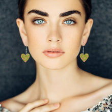Load image into Gallery viewer, Wooden earrings pendant Wooden Earrings Pendant (Love Shape) - Rich and Rich Homeopportunities
