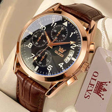 Load image into Gallery viewer, OLEVS Luxury Waterproof Quartz Watch for Men with Luminous Features
