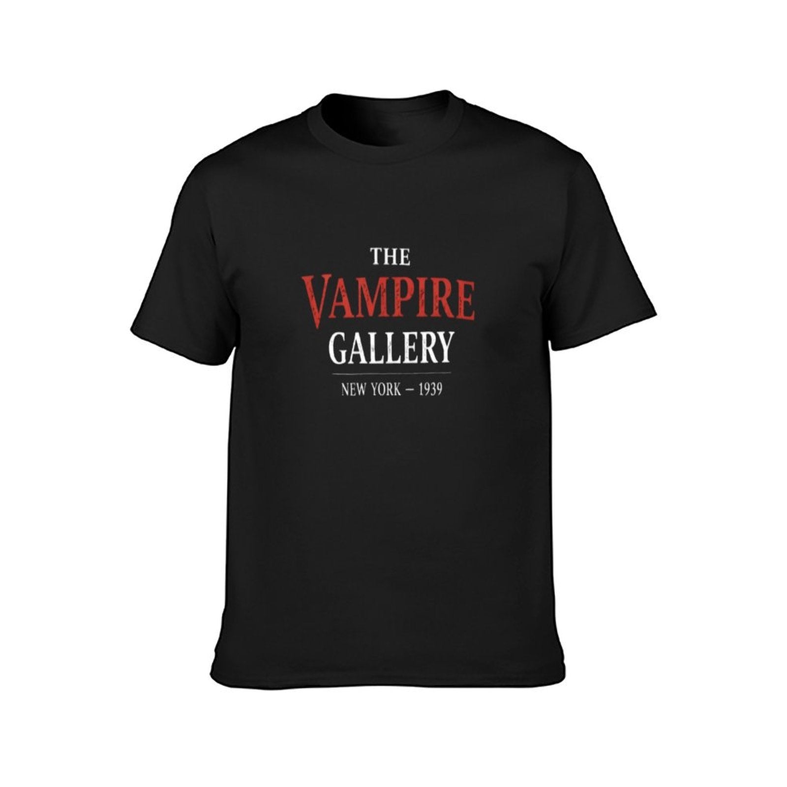 The Vampire Gallery Men's Short Sleeve T-Shirt featuring vampire graphic design