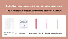 Load image into Gallery viewer, 1037- Handmade press on nails fake nails removable
