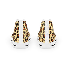 Load image into Gallery viewer, R&amp;RH Leopard Print High Top Sneakers for Stylish Comfort
