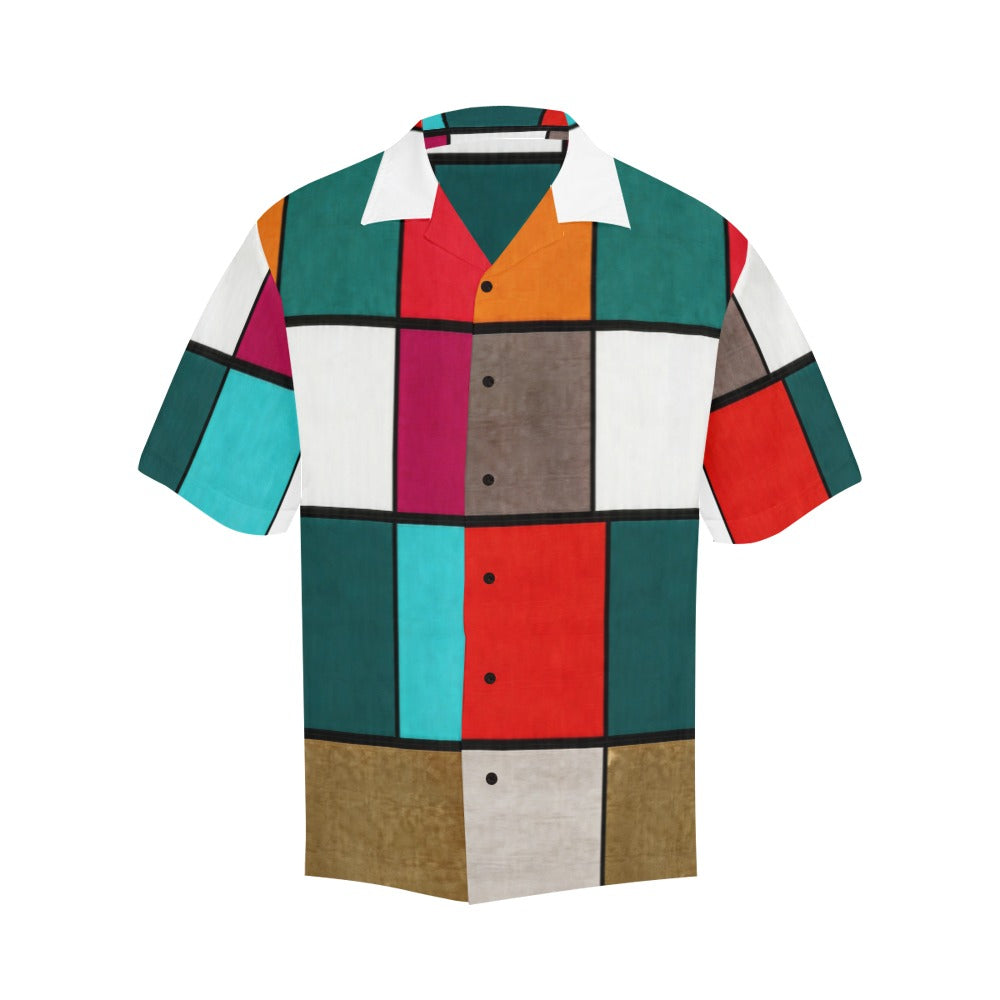 Rich and Rich Men's Multicolor Colorblock Designer Shirt